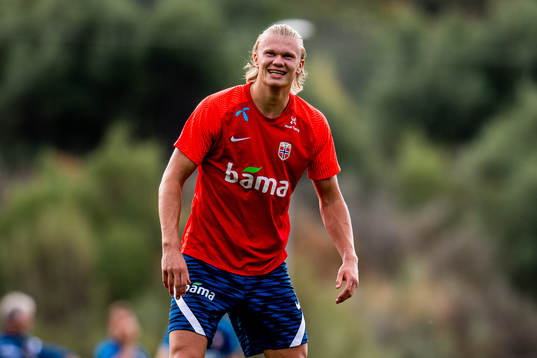 Erling Braut Haaland of the Norwegian national football team