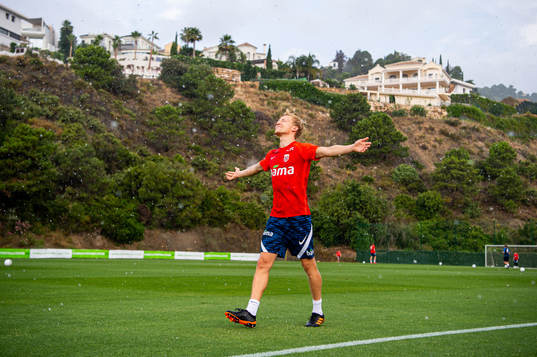 Birger Meling of the Norwegian national football team