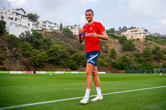 Stian Gregersen of the Norwegian national football team
