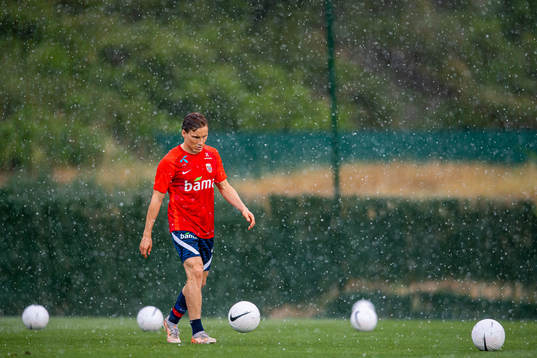 Jonas Svensson of the Norwegian national football team