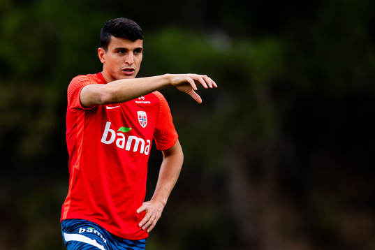 Mohamed Elyounoussi of the Norwegian national football team