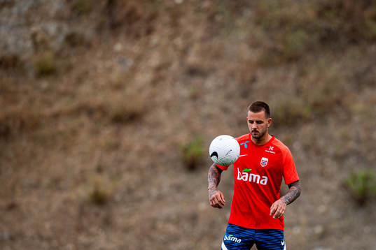 Aron Dønnum of the Norwegian national football team