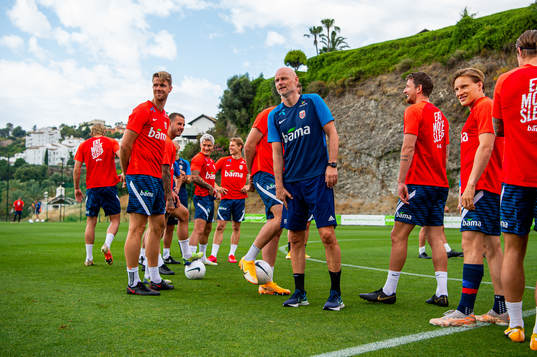Kristoffer Ajer, Ståle Solbakken, Stefan Strandberg and