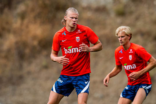 Erling Braut Haaland of the Norwegian national football team