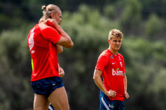 Martin Ødegaard of the Norwegian national football team