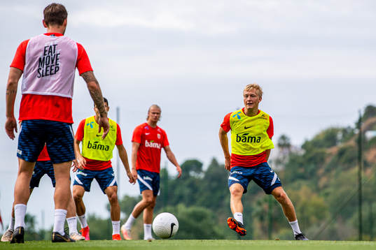 Birger Meling of the Norwegian national football team