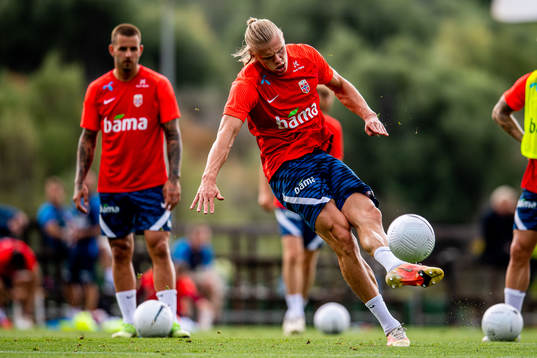 Erling Braut Haaland of the Norwegian national football team