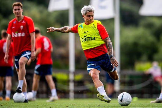 Mathias Normann of the Norwegian national football team