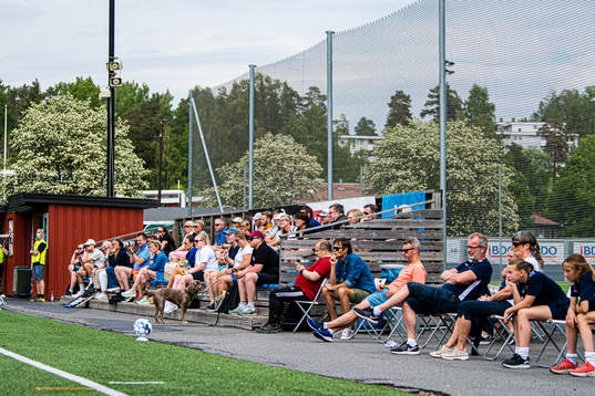 Spectators in the stands at Ferd Arena