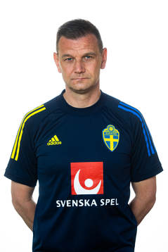 Sveriges assisterande förbundskapten Andreas Pettersson