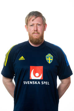 Sebastian Borg, analytiker för U21 landslaget i fotboll