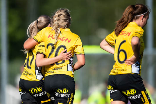 Elfsborgs Matilda Ståhlbom Karlsson och Ebba Johansson