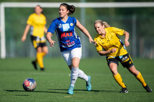 Mariedals Wilma Ericsson och Elfsborgs Linda Westberg