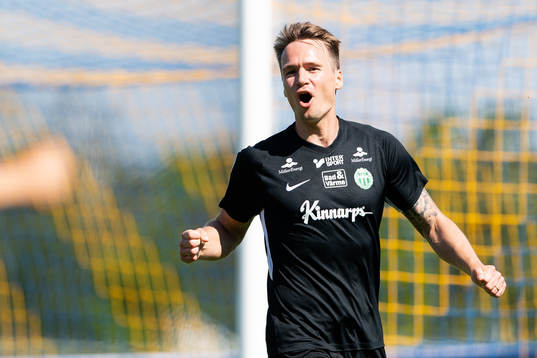 Västerås Viktor Prodell jublar