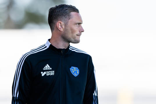 Falkenbergs tränare Tobias Tuvesson
