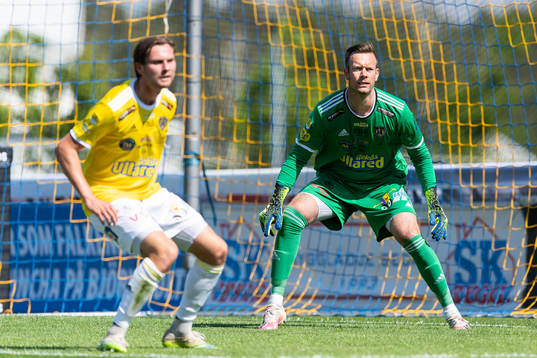 Falkenbergs målvakt Viktor Noring