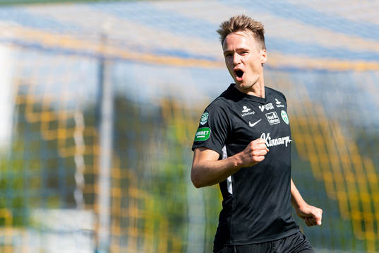 Västerås Viktor Prodell jublar