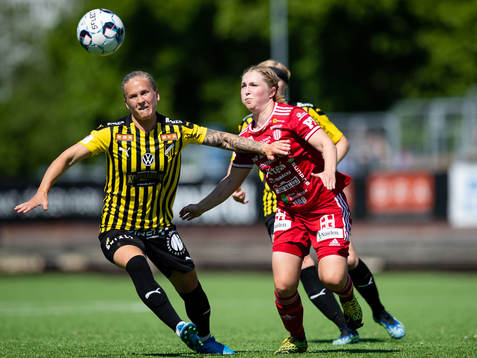 Häckens Filippa Curmark och Piteås Hanna Andersson