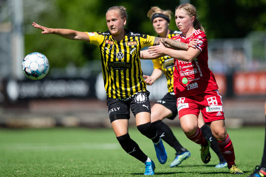 Häckens Filippa Curmark och Piteås Hanna Andersson