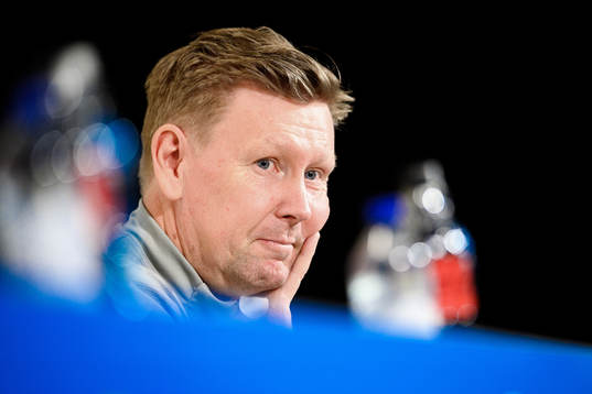 Assistant coach Peter Wettergren of the Swedish national