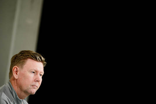 Assistant coach Peter Wettergren of the Swedish national