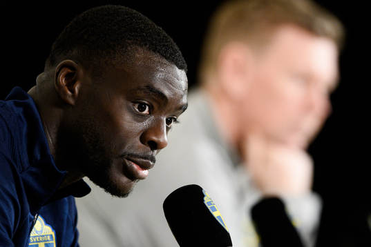 Ken Sema of the Swedish national football team