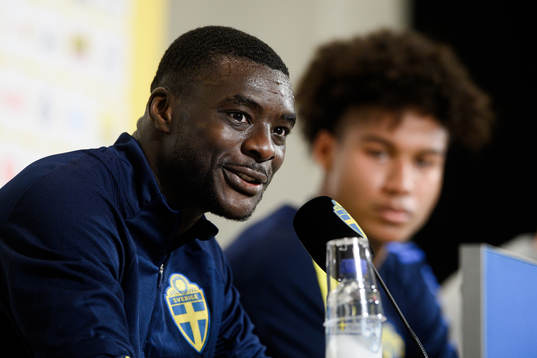 Ken Sema of the Swedish national football team