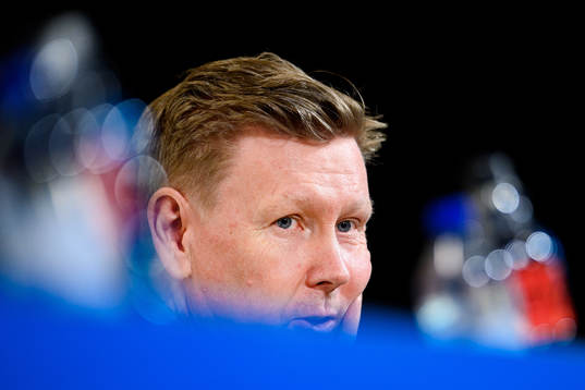 Assistant coach Peter Wettergren of the Swedish national