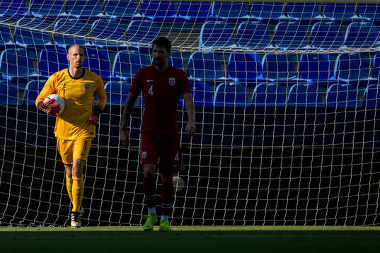 goalkeeper André Hansen of Norway