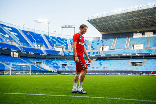 Kristian Thorstvedt of Norway looks dejected