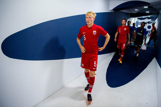 Birger Meling of Norway at half-time