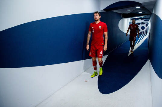 Stefan Strandberg of Norway at half-time
