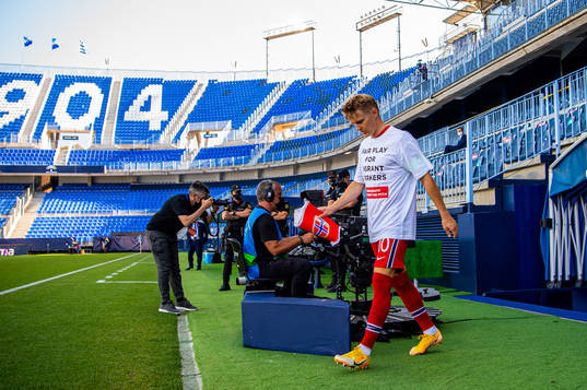 Martin Ødegaard of Norway wearing a t-shirt with the