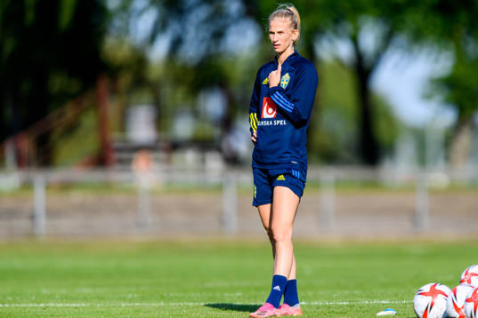 Sofia Jakobsson of the Swedish women's national football