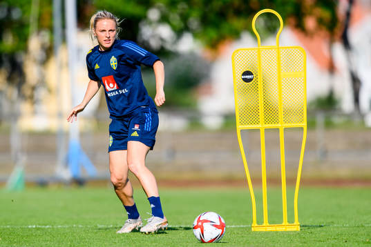 Mimmi Larsson of the Swedish women's national football team