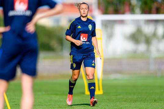 Hanna Bennison of the Swedish women's national football team