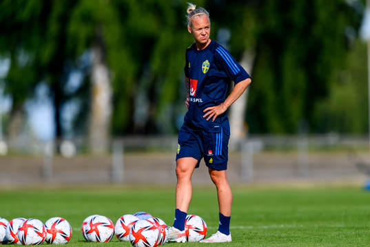 Caroline Seger of the Swedish women's national football team