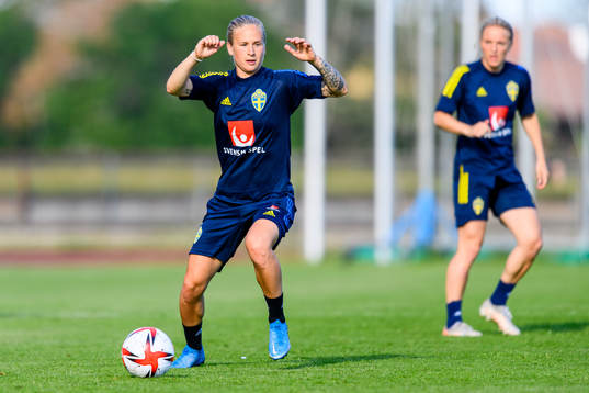 Filippa Curmark of the Swedish women's national football
