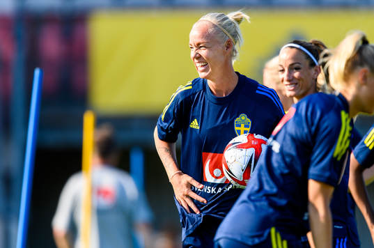 Caroline Seger of the Swedish women's national football team