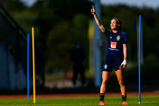 Kosovare Asllani of the Swedish women's national football