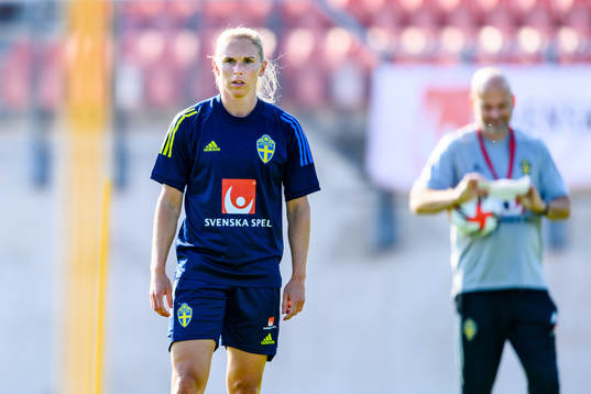 Jonna Andersson of the Swedish women's national football