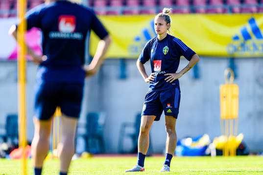 Nathalie Björn of the Swedish women's national football
