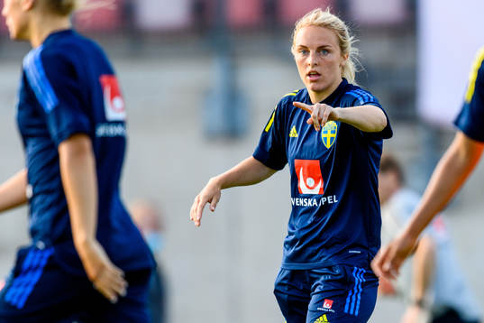 Mimmi Larsson of the Swedish women's national football team