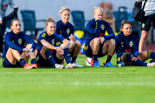 Kosovare Asllani, Filippa Angeldahl, Emma Kullberg, Filippa