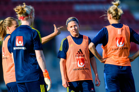 Olivia Schough of the Swedish women's national football team