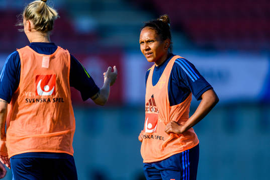 Madelen Janogy of the Swedish women's national football team