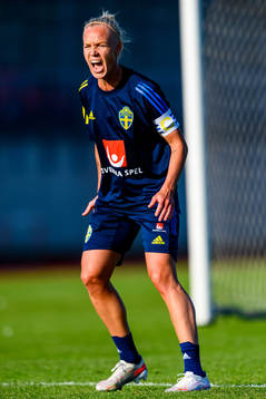 Caroline Seger of the Swedish women's national football team