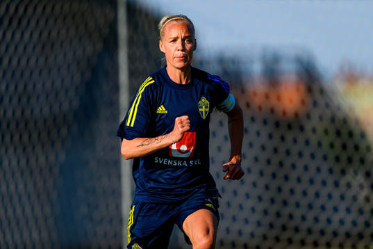 Caroline Seger of the Swedish women's national football team