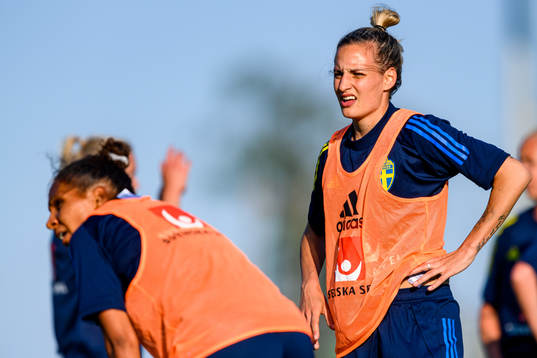 Nathalie Björn of the Swedish women's national football
