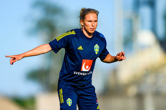 Jonna Andersson of the Swedish women's national football